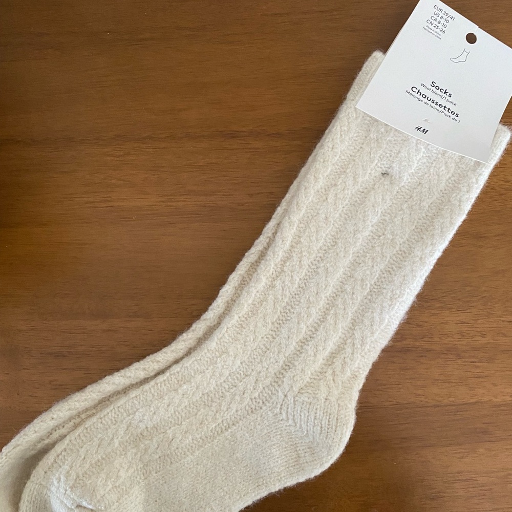H&M Cream Socks